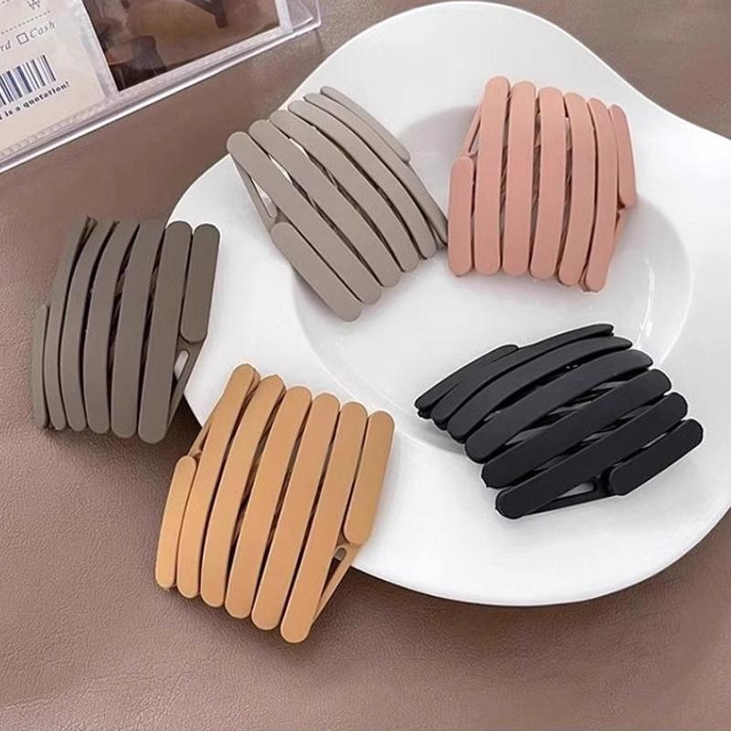 3-częściowy składany damski zestaw opasek chowanych na głowę do podróży i mycia twarzy