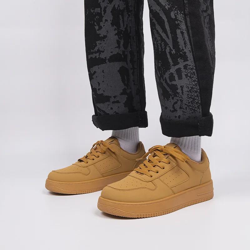 Men's Trendy Thick-Soled Height-Increasing Casual Board Shoes - Model HY096