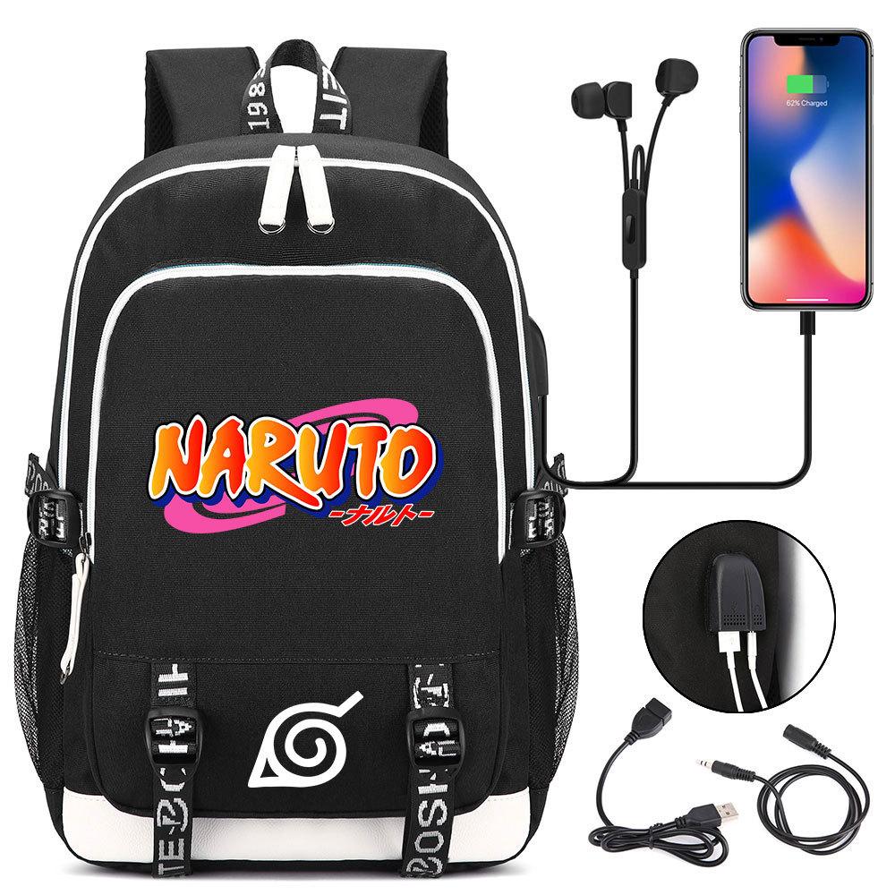 

Animation Young And Middle School Students Schoolbag Large Capacity Usb Men S And Women S Leisure Backpack Naruto