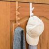 2Pcs Clothes Storage Door Hanger Hooks Rails Hanging Rack Storage Holder  Clothes Bag Caps Purse