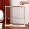 Fashionable Solid Wood Necklace & Pendant Display Stand