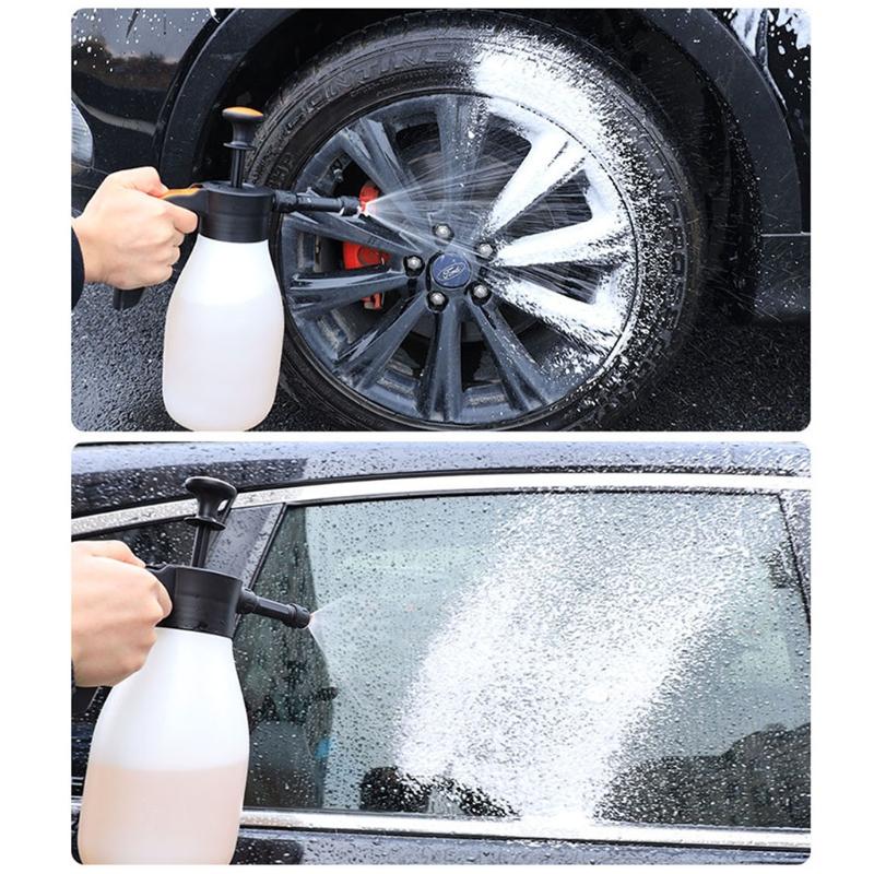 Premium Hand Pump Foam Sprayer Watering Can Snow Adjustable Window Cleaning Car Washing Pressure Nozzle Washer