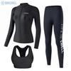 Womens Long Sleeve UPF 50 Rash Guard Swimsuit With Chest Pad Snorkeling Surfing Jellyfish Protection
