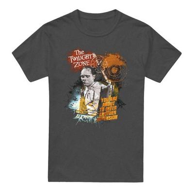 The Twilight Zone Unisex Adult Enter At Own Risk Heather T-Shirt