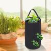 Waterproof Breathable Felt Strawberry Vegetable Grow Bag Pots Plant Pouch Pot ContainerStrip Hole
