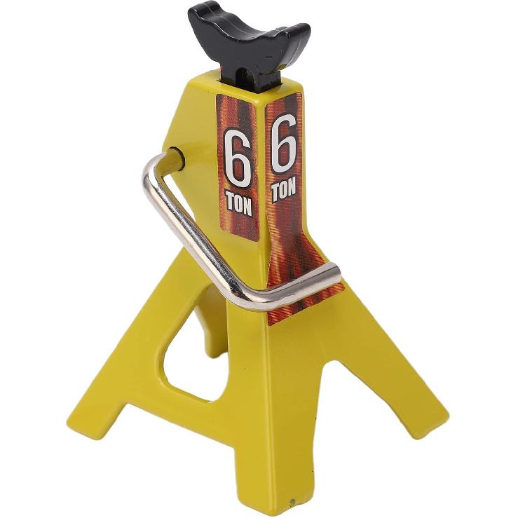 Simulation Jack Stand 75mm~102mm Adjustable Height RC Jack Stand Climbing Car Simulation Decorative Accessory Mini Lifting Jack for SCX10 D90 1/10 RC