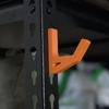 5 Stück Robuste Universale Regalhaken für Racks mit 10,3 mm Öffnung, Lagerung mit Abstand, Wandmontierte Regale, Garagenhaken