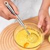 Frusta per Uova in Acciaio Inossidabile Sbattitore Semiautomatico Frullino Manuale a Mano Mescolatore per Uova Crema Frusta Accessori per Pasticceria Utensile per Uova