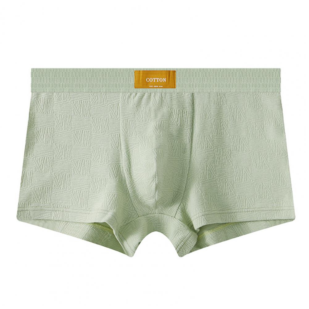 

Mid-rise Boxer Briefs Mens Mid-rise Slim Fit Boxer Briefs with Wide Elastic Waistband Breathable U-convex Design for Comfort M