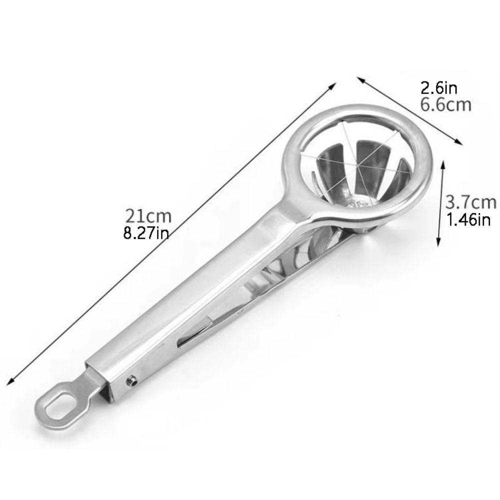 With Handle Egg Slicer Stainless Steel Food Splitter Food Grade Egg Cutter  Fruit
