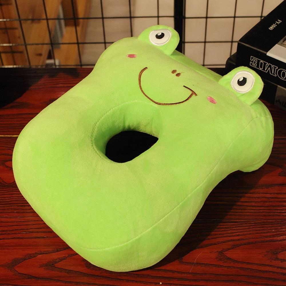 Hohles Loch Plüsch Nickerchenkissen Tiermuster Schlafkissen Tragbares Schreibtisch-Ruhekissen Büro