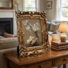 Vintage Ornate Picture Frame Resin Photo Stand Photo Props Frame Ornaments  Living Room