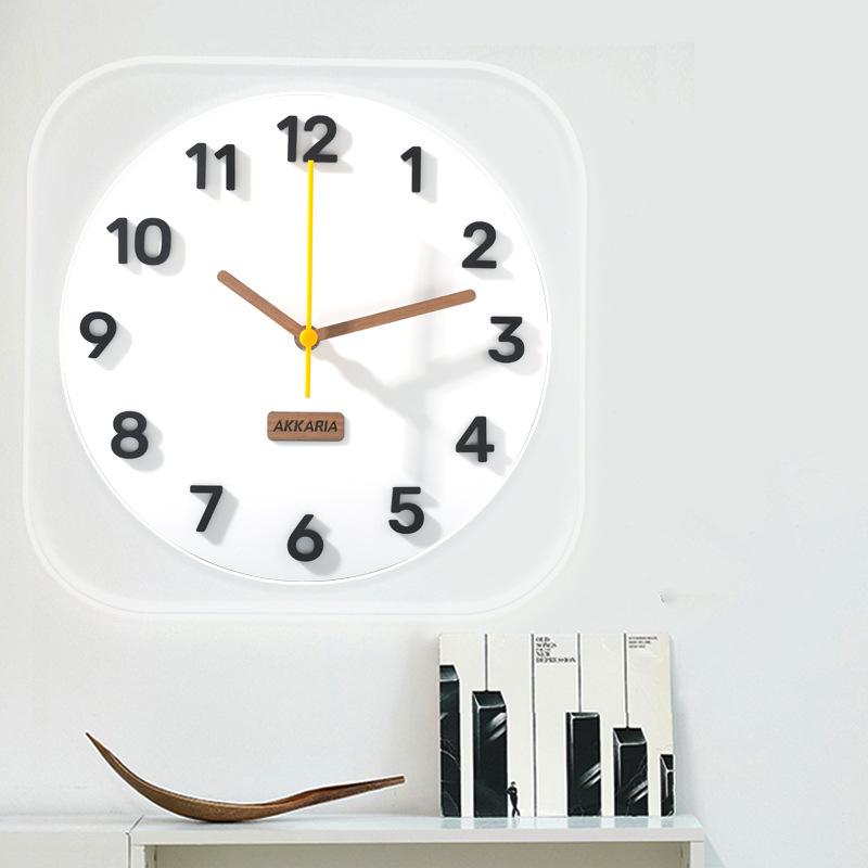 Modern Wall Clock Minimalist Creative Acrylic Wall Clocks Aesthetic Art Elegant Watches Home Living Room Decoration Ornaments