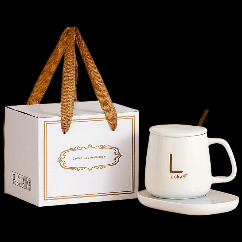 MINGHUI Ceramic Insulated Coffee Mug