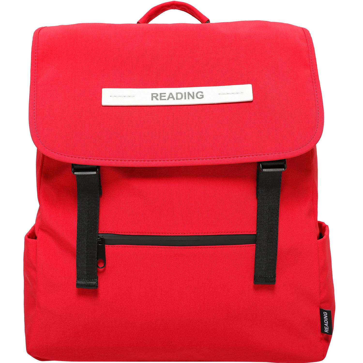 

Осенний рюкзак для путешествий и поездок на работу большой вместимости, водонепроницаемый рюкзак красный