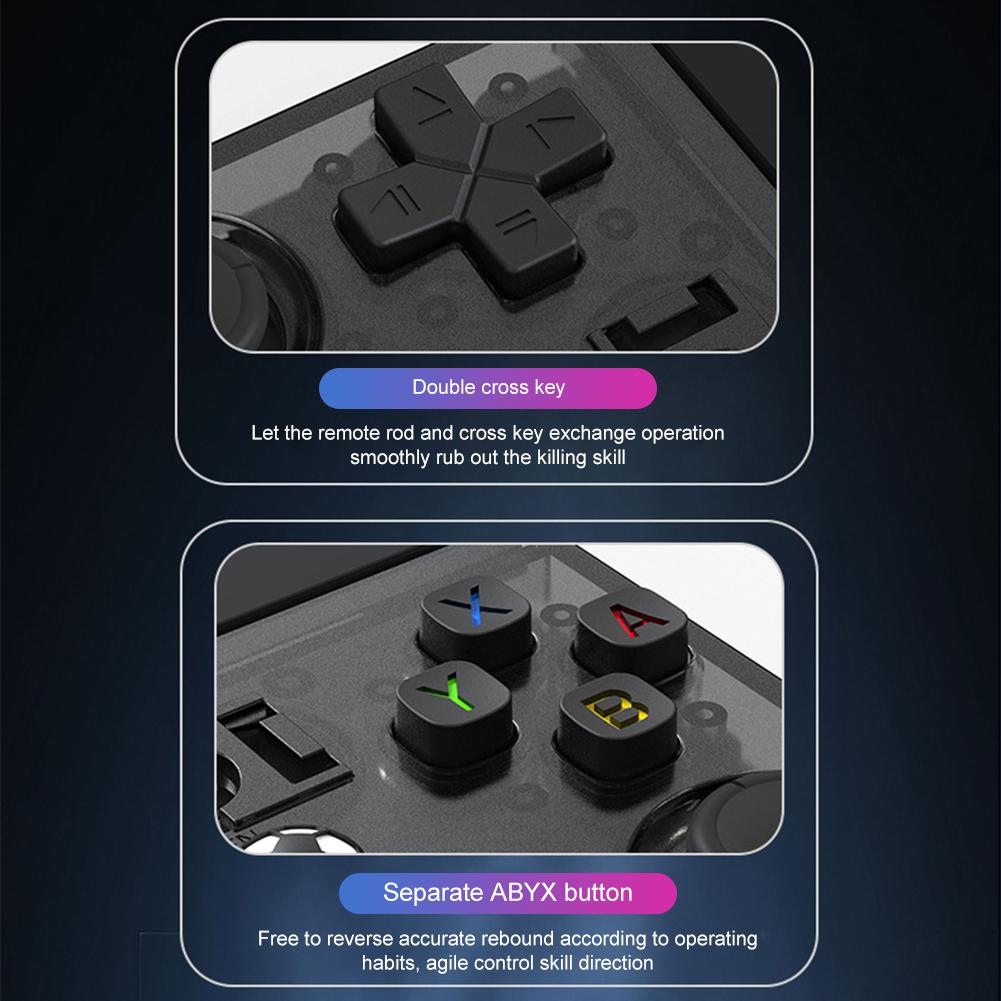 R36MAX Retro Handheld Game Console 4000mAh Battery Video Gaming Console 4inch HD IPS Screen Video Player