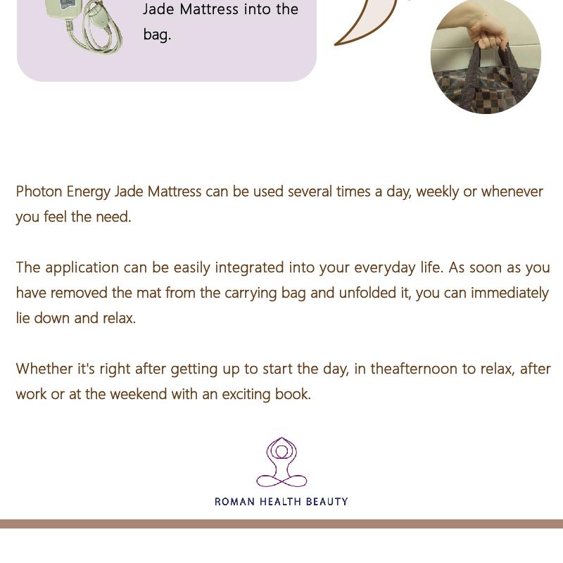 150×50cm Podložka z bio-krystalů s magnetickým polem a technologií PEMF - Energetická čakra, fotonová masážní podložka, vyhřívací podložka