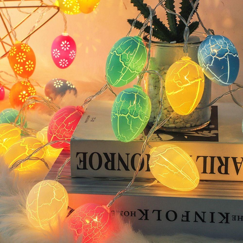 Eggs Chick Carrot Easter LED String Warm Light Festival Lamp Fahion Garland Lights  Party