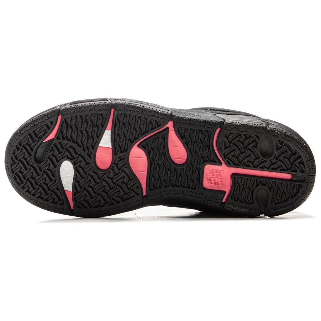 Li Ning Tian Jiao Comfortable Fashion Slip Resistant Shock Absorbing Low Top Skate Shoes Unisex Skate Shoes Black Gray AEPV003-2