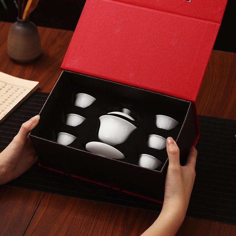 Changbaosen High White Porcelain Kung Fu Tea Set