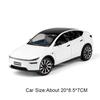 1:24 Model Y Robotaxi Miniature Model Toy Cars Alloy Diecast Front Wheel Steering Shock Absorption Doors Opened Ornament Vehicle