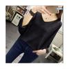 Women's Hollowed Out Mesh Cover Ice Silk Knitted Sweater V-neck Loose Top Stylish New Summer Outfit