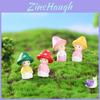 Adorable Cartoon Mushroom Doll Ornaments For Moss Micro Landscape Decor