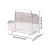 Chic Acrylic Dog Paw Tissue And Magazine Organizer Multi Purpose Book Rack Stylish Home Decor