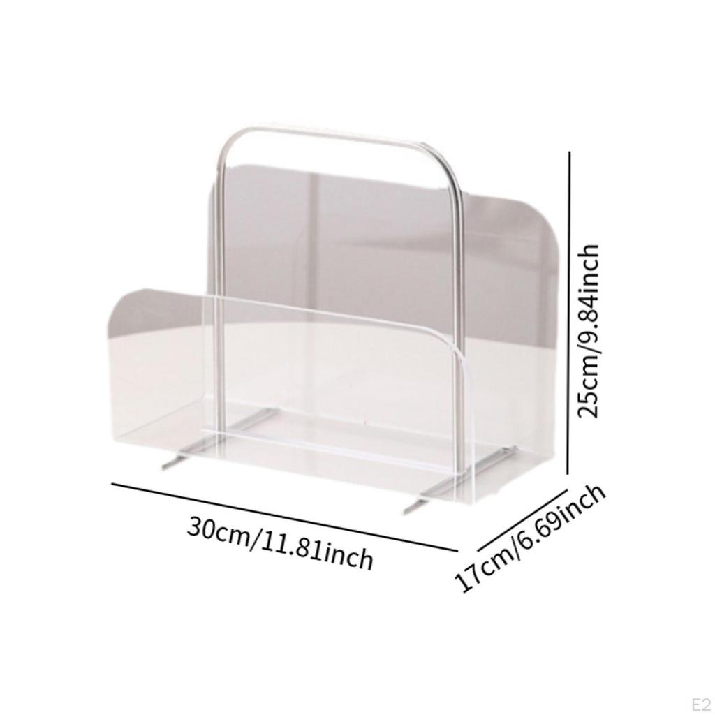Chic Acrylic Dog Paw Tissue And Magazine Organizer Multi Purpose Book Rack Stylish Home Decor
