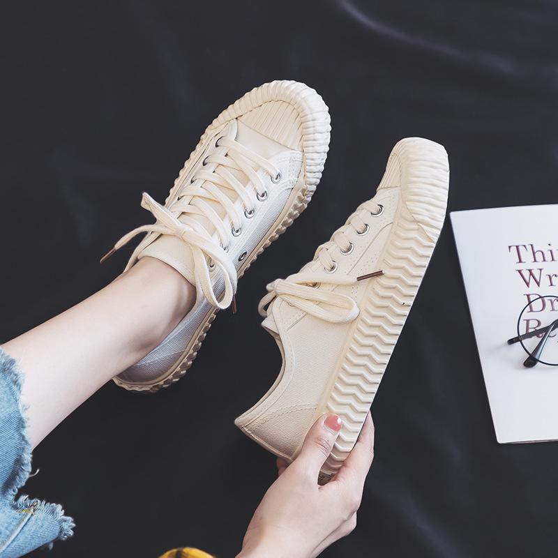 Ins High-top Canvas Shoes Women's Korean Version 2025 Spring and Autumn New Harajuku Ulzzang Retro Student Board Shoes Tide