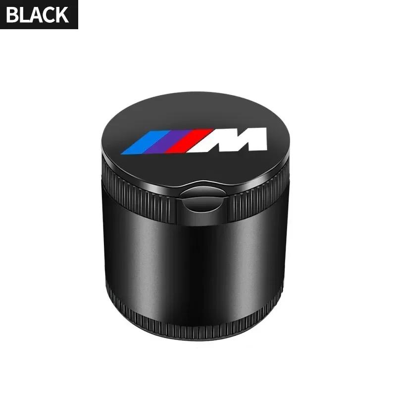 Car Portable Ashtray LED Light Alloy Ash Tray Aluminum Cup For BMW 1 3 5 Series X1 X4 X5 X7 G20 G38 F20 F39 F48 E46 E60 E36 E39