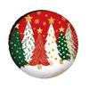 Christmas Trees Stars Snowflakes Spare Tire Cover Durable Polyester Fiber SUV RV Tire Protector