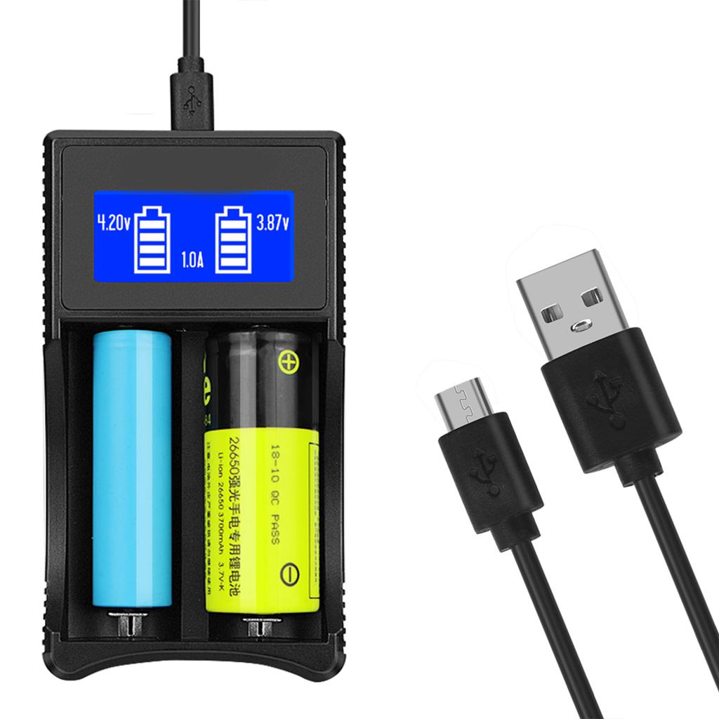 Universal USB Battery Charger 2-Slot for Ni MH Ni Cd A AA AAAAA AAAA Batteries Reliable and Convenient Charging Solution