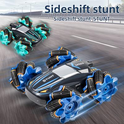 Children's Double-sided Stunt Drift Remote Control Car, Four-wheel Drive Flip Off-road Vehicle, Electric Remote Control Car Toy
