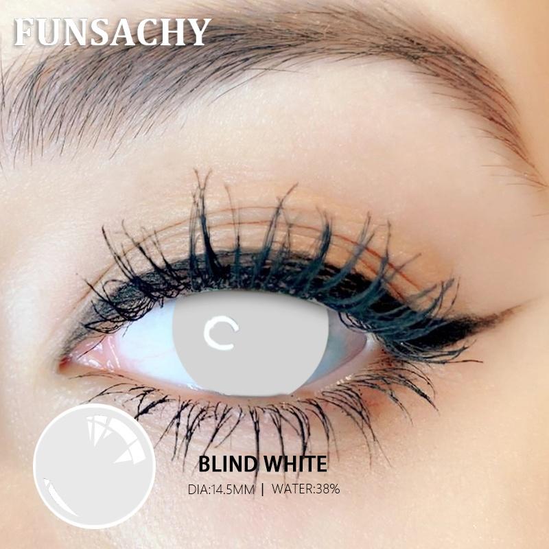 FUNSACHY 1 pár Bláznivé Cosplay Kontaktní čočky pro Oči Anime Hraní Rolí Kontaktní Čočka Kosmetická Barevná Vícebarevná Zornička