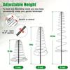 Spiral Frame Trellis for Climbing Plants Outdoor Indoor Metal Garden Plant Support  for Pole Beans, Tomato, Sweet Pea, Clematis, Potted Plants, Vine