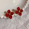 Süße Blume Ohrstecker Für Frauen Vintage Metall Ohrstecker Mädchen Mode mehrfarbige Frische Ohrring Party Hochzeit Schmuck