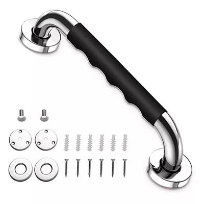Shower Grab Bar 304 Stainless Steel Silicone Anti Slip Bathtub Handle for Elderly Senior Handicap