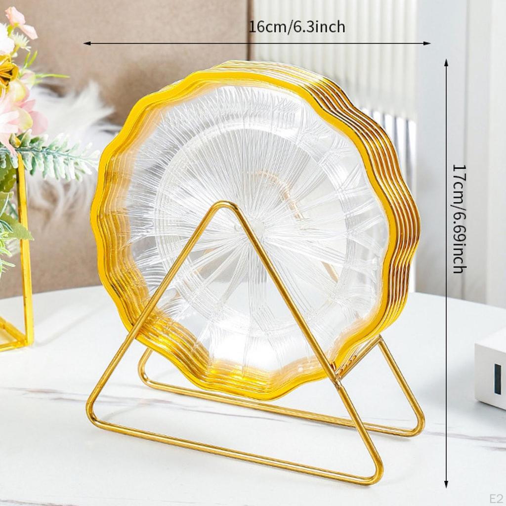 6-częściowy zestaw talerzy obiadowych, wielokrotnego użytku, talerzyki do przystawek i deserów do użytku domowego i na zewnątrz