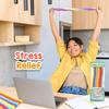 6Pcs Stretchy Textured Rope Fidget Toys Sensory Autism Toys for Stress Anxiety Relief Office Desk Fidget for Workers