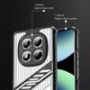 Luxury Folding Bracket Clear Case For Xiaomi Poco X6 M6 Pro Redmi 14C 13C Note 14 13 Pro+ Transparent Shockproof Stand Phone Cover