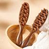 2Pcs Scalp Massage Sandalwood Hair Brush, Head Massager Wooden Comb for Men Women, Anti-Static Wide Tooth Hair Growth Brush