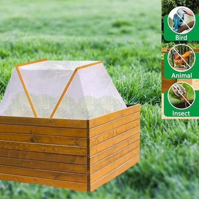 Reusable Foldable Garden Bed Cover Weatherprevent Plant Cage Bird Insect Barrier Mesh For Greenhouses And Balcony Use