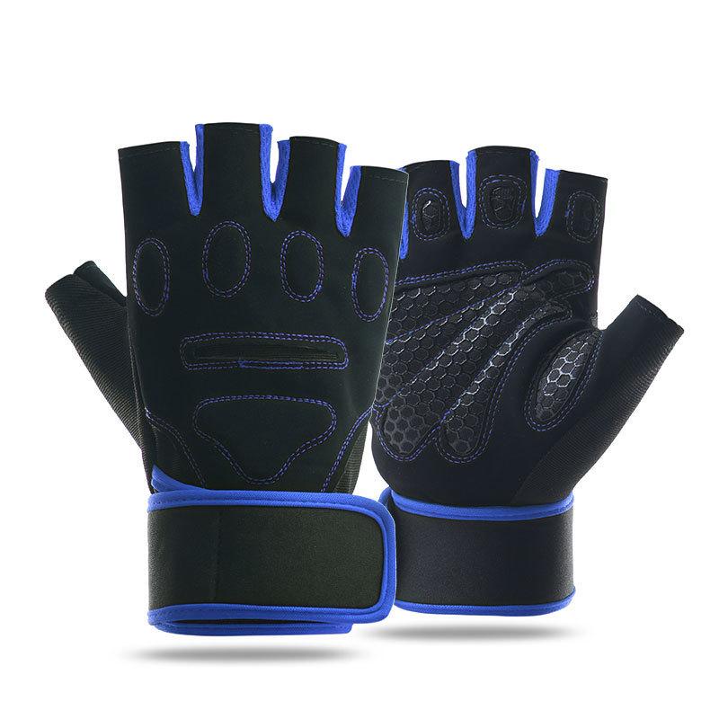 

Дышащие защитные полупальцевые перчатки для упражнений с гантелями, тяжелой атлетики, для активного отдыха, велоспорта, альпинизма, улучшенные, противоскользящие и износостойкие One Size
