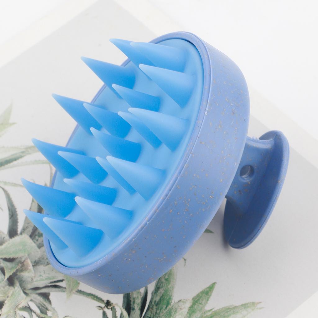 Silicone Shampoo Scalp Hair Massager Head Body Scalp Massage Brush Scalp Massage Brush Comb Magic Handle Brush Spa Massage Brush