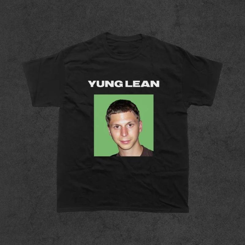 Vtipné Meme Yung Lean Michael Cera Tričko Dámské Unisex Bavlněné Tričko Letní Jarní Oversized Ironický Humor Weirdcore Sarkastické Vtipné