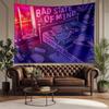 VIKAMA Retro Anime Girl Tapestry Decadent and Laidback Style Wall Hanging Cloth for Bedroom Dormitory Living Room Decoration