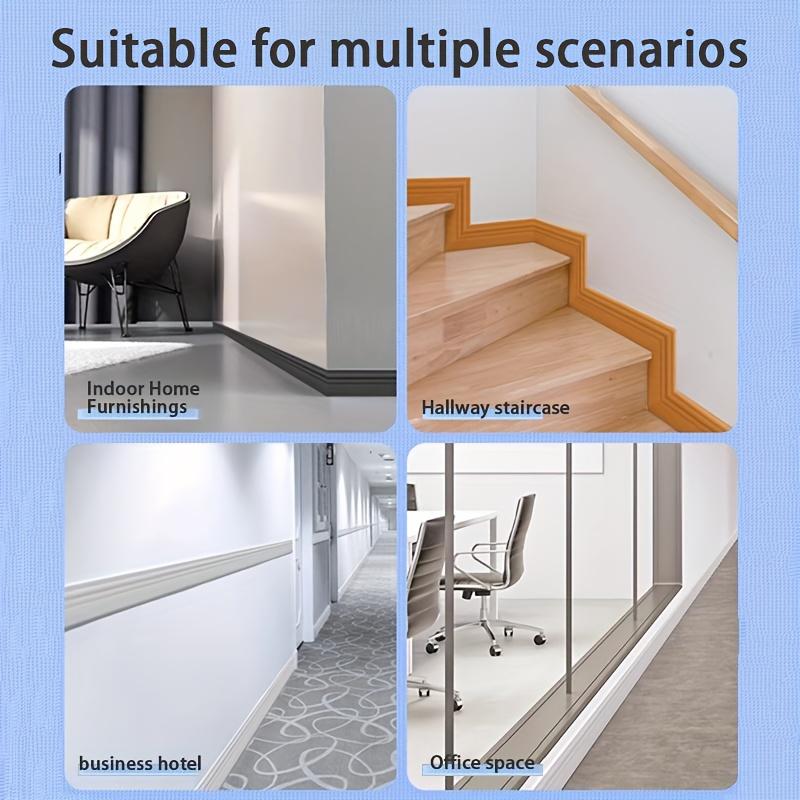 3M/Ρολό Αυτοκόλλητο Τοίχου Περιγράμματος NBR Αυτοκόλλητη Λωρίδα Μέσης Σοβατεπί για Διακόσμηση Σπιτιού Αντισύγκρουσης