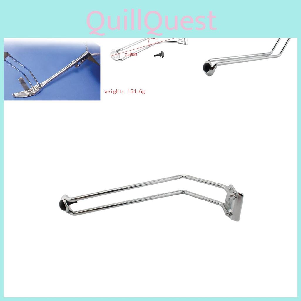 High Quality Extended Side Stand For Harley Glide 1984 To 2008 With Chrome Finish