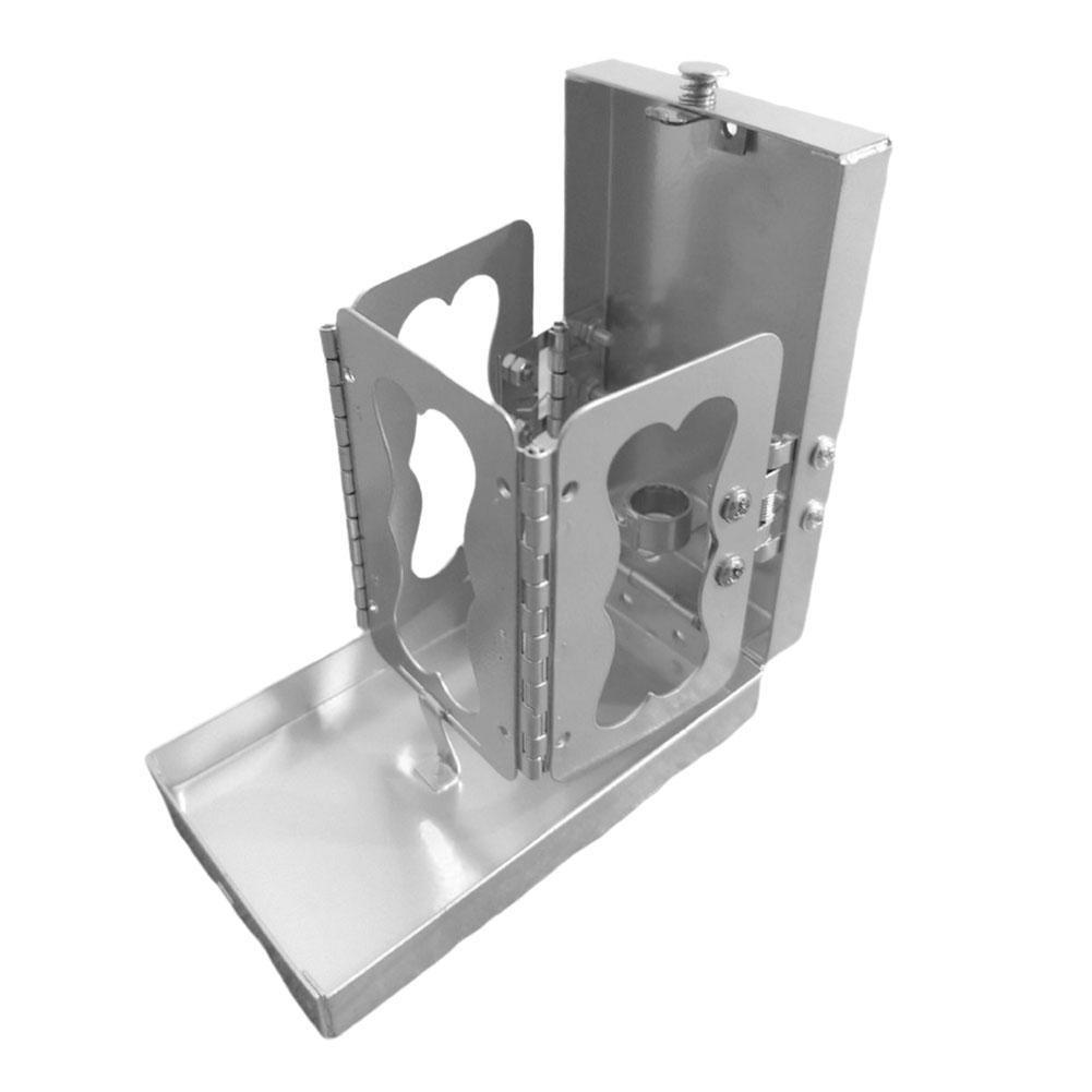 Neue Tragbare Faltbare Taschen-Outdoor-Kerzenlampe Für Camping Halter Kerzenständer Dekor Klassisch O1W4